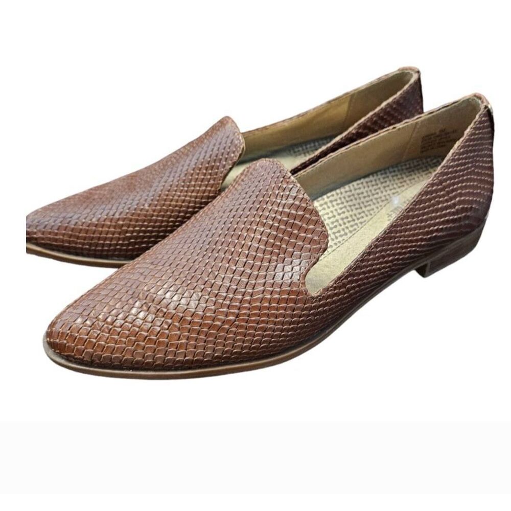 Baretraps Gyanna Leather Loafers Brown Womens Size 8